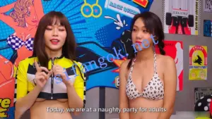 舒可芯&夏禹熙-赛车皇后游戏双姝争艳丝袜美腿互舔对决